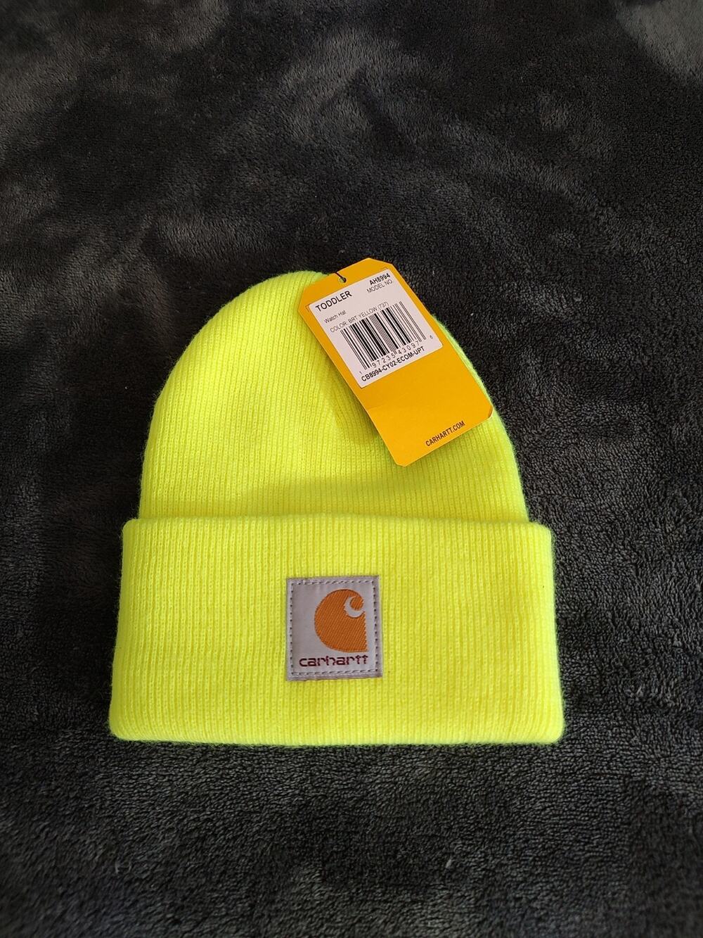 CARHARTT TODDLER WATCH HAT Bright Yellow #AH8994 NEW WITH TAGS.